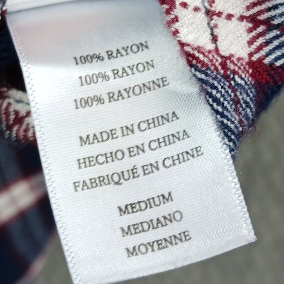 RAILS Women's Hunter Plaid Button Down Shirt Size M Blue Long Sleeve Soft Top - Picture 4 of 4